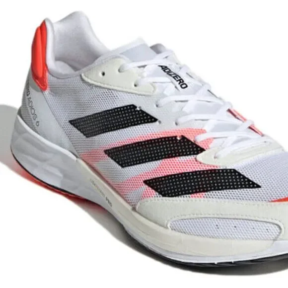 adidas Adizero Adios 6 Tokyo 2021 - FY4073 White Crimson Black Men's 10 US 44 EU - Picture 6 of 9